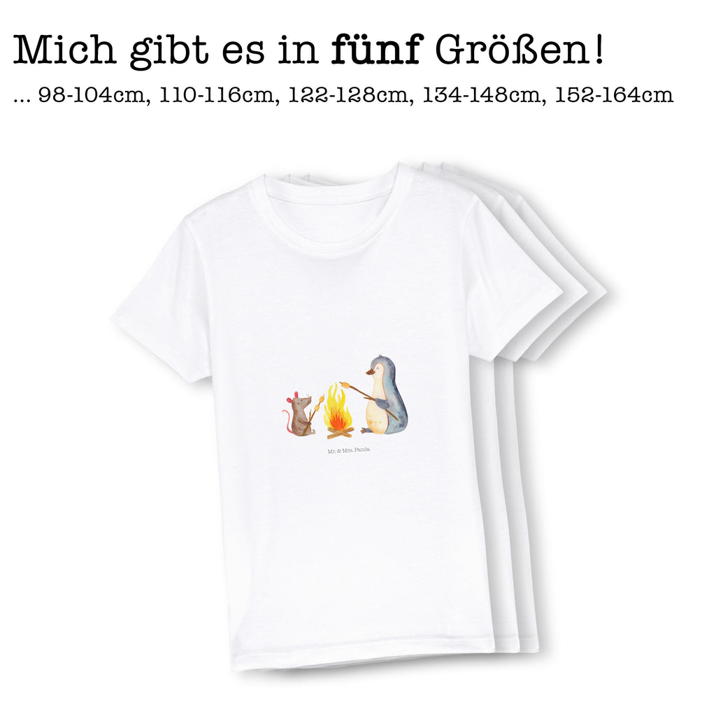5-6 Jahre Kinder T-Shirt Pinguin Lagerfeuer Pinguin, Maus, Pinguine, Lagerfeuer, Leben, Arbeit, Job, Motivation, Büro, Büroalltag, Lebensspruch, Lebensmotivation, Neustart, Liebe, grillen, Feuer, Marshmallows