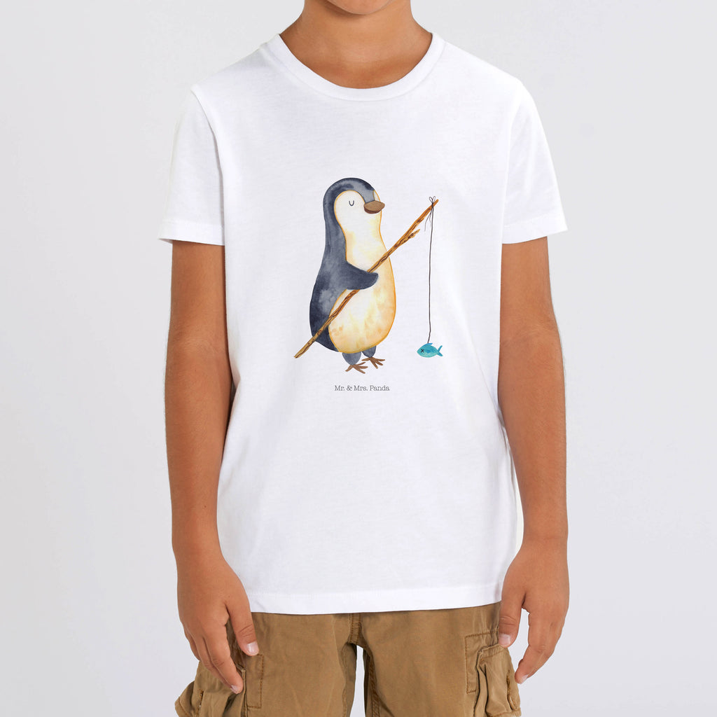 12-14 Jahre Kinder T-Shirt Pinguin Angler Pinguin, Pinguine, Angeln, Angler, Tagträume, Hobby, Plan, Planer, Tagesplan, Neustart, Motivation, Geschenk, Freundinnen, Geschenkidee, Urlaub, Wochenende