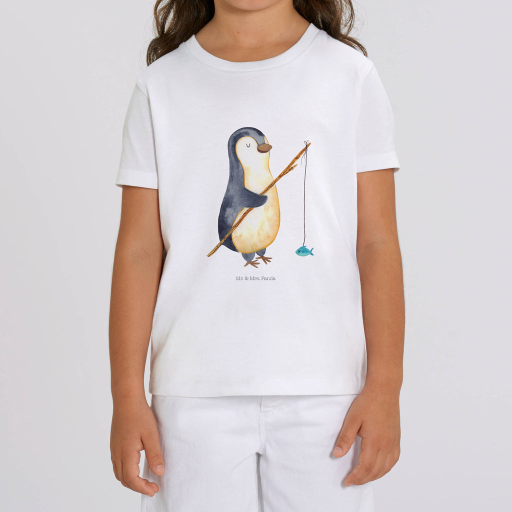 12-14 Jahre Kinder T-Shirt Pinguin Angler Pinguin, Pinguine, Angeln, Angler, Tagträume, Hobby, Plan, Planer, Tagesplan, Neustart, Motivation, Geschenk, Freundinnen, Geschenkidee, Urlaub, Wochenende