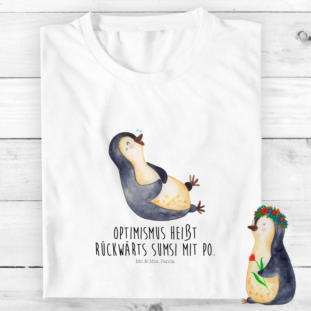 7-8 Jahre Kinder T-Shirt Pinguin lachend Pinguin, Pinguine, lustiger Spruch, Optimismus, Fröhlich, Lachen, Humor, Fröhlichkeit