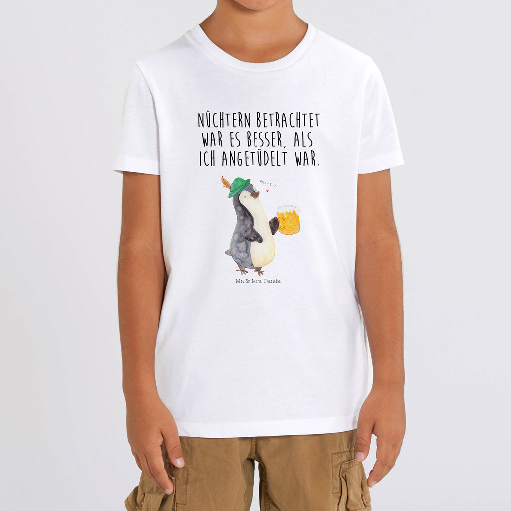 9-11 Jahre Kinder T-Shirt Pinguin Bier Pinguin, Pinguine, Bier, Oktoberfest