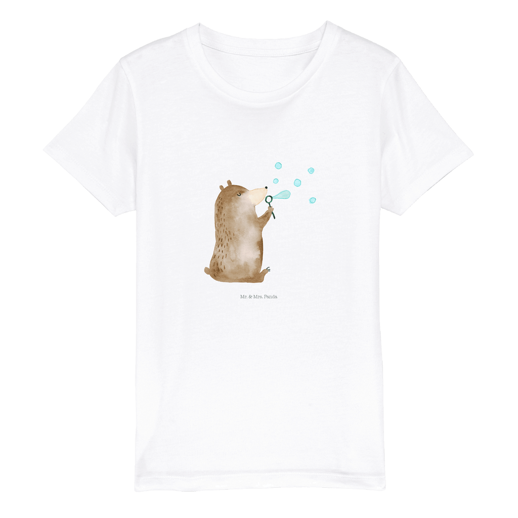 3-4 Jahre Kinder T-Shirt Bär Seifenblasen Bär, Teddy, Teddybär, Seifenblasen Bär Lustig Sein Glücklich Traurig Happy