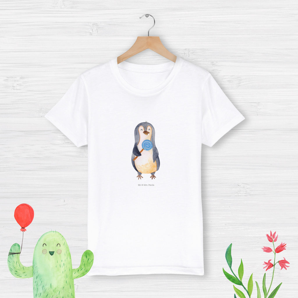 12-14 Jahre Kinder T-Shirt Pinguin Lolli Pinguin, Pinguine, Lolli, Süßigkeiten, Blödsinn, Spruch, Rebell, Gauner, Ganove, Rabauke