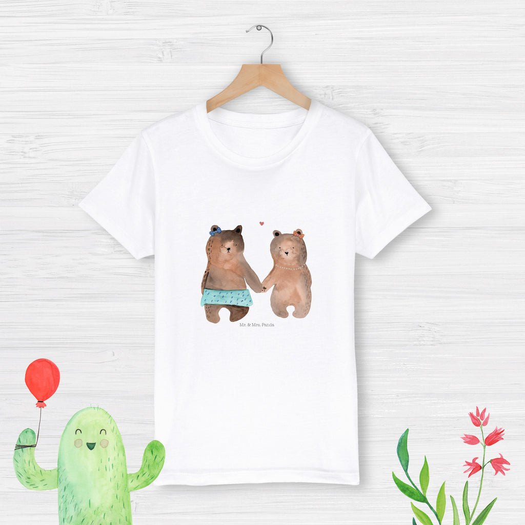 7-8 Jahre Kinder T-Shirt Bär Freundin Bär, Teddy, Teddybär, Bär Freundin Beste Freund Liebe Liebesbeweis Verliebt Kumpel Kumpeliene