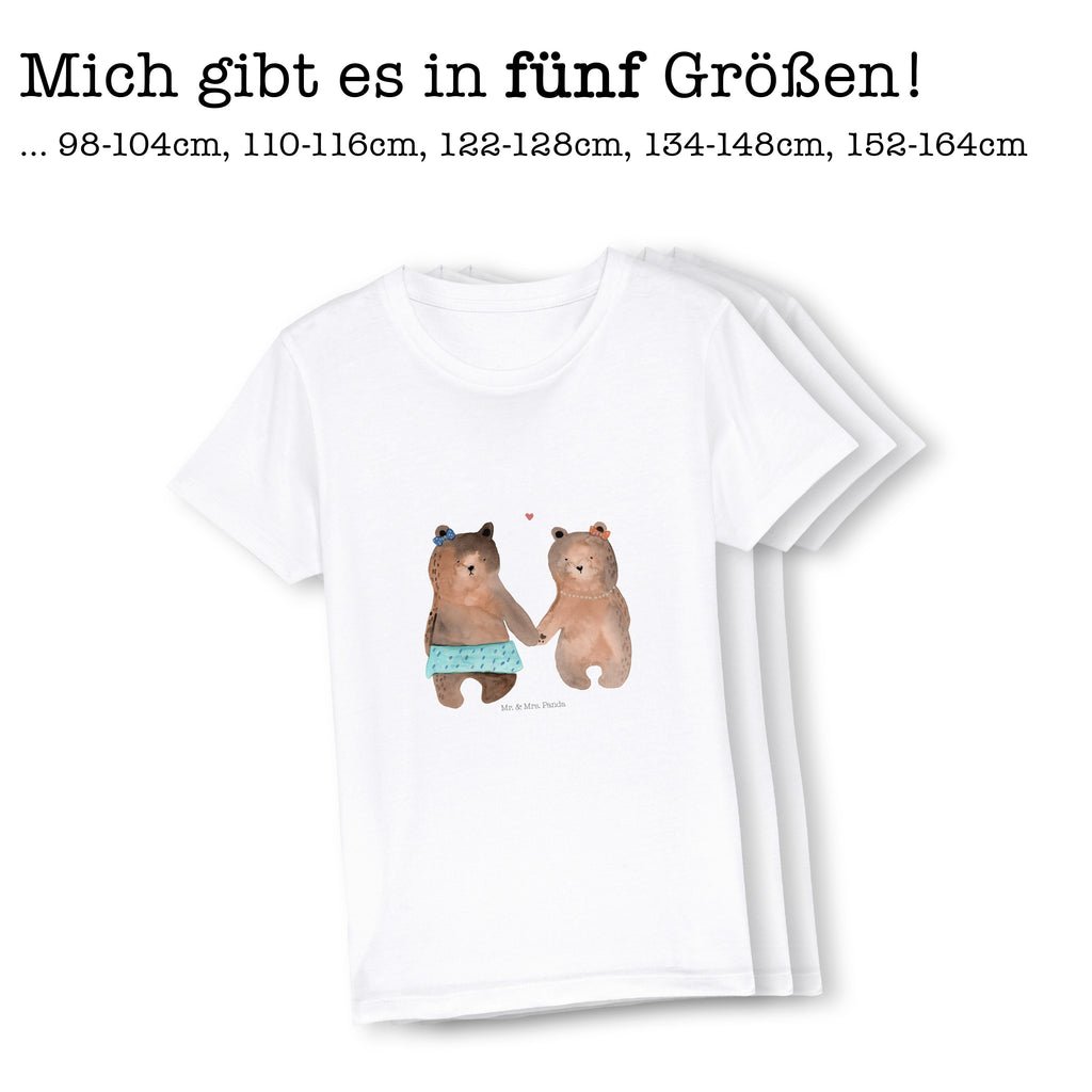 7-8 Jahre Kinder T-Shirt Bär Freundin Bär, Teddy, Teddybär, Bär Freundin Beste Freund Liebe Liebesbeweis Verliebt Kumpel Kumpeliene