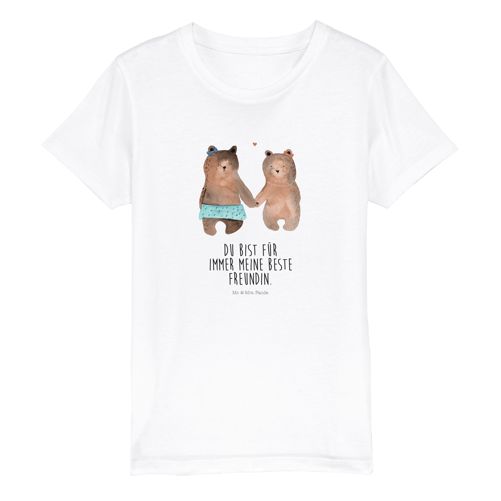 7-8 Jahre Kinder T-Shirt Bär Freundin Bär, Teddy, Teddybär, Bär Freundin Beste Freund Liebe Liebesbeweis Verliebt Kumpel Kumpeliene