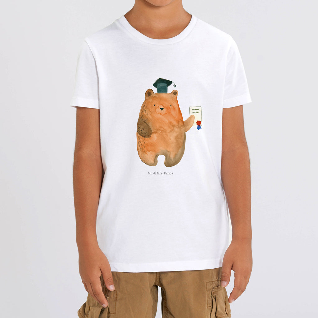 7-8 Jahre Kinder T-Shirt Prüfungsbär Bär, Teddy, Teddybär, Abitur, Prüfungen, Prüfung bestanden, Abschluss, Zeugnis, Abschlusszeugnis