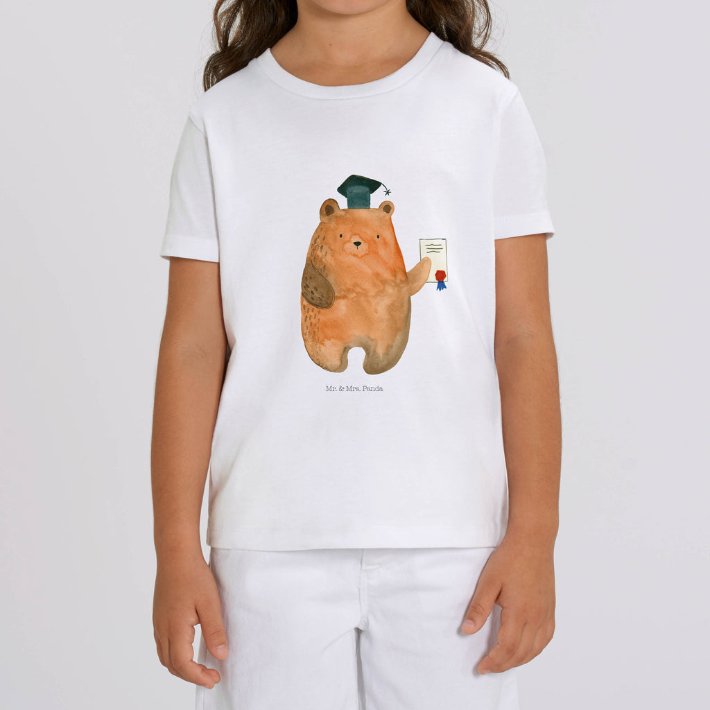 7-8 Jahre Kinder T-Shirt Prüfungsbär Bär, Teddy, Teddybär, Abitur, Prüfungen, Prüfung bestanden, Abschluss, Zeugnis, Abschlusszeugnis