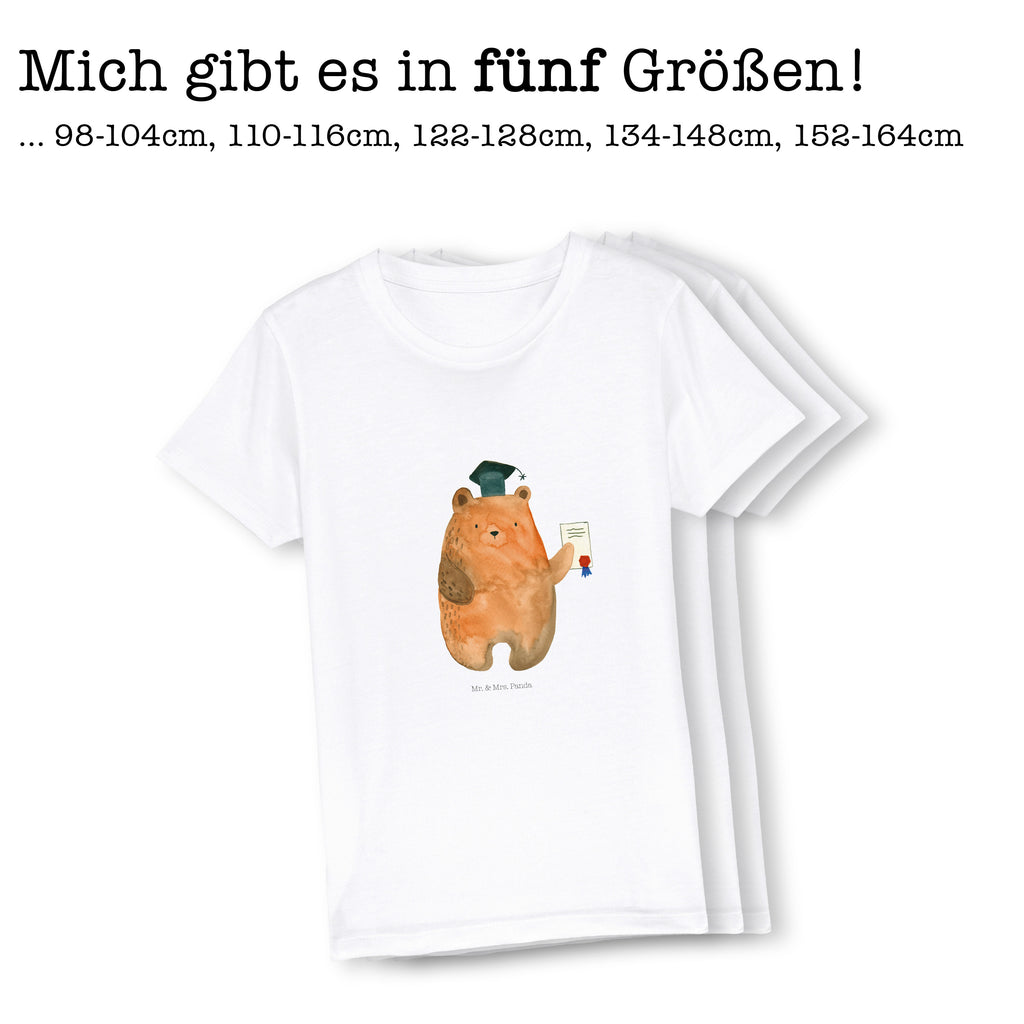 7-8 Jahre Kinder T-Shirt Prüfungsbär Bär, Teddy, Teddybär, Abitur, Prüfungen, Prüfung bestanden, Abschluss, Zeugnis, Abschlusszeugnis