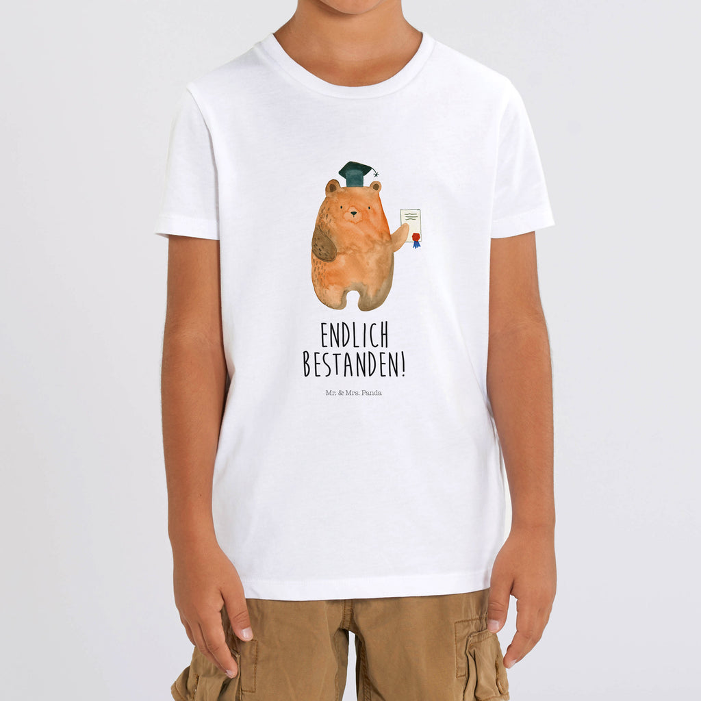 7-8 Jahre Kinder T-Shirt Prüfungsbär Bär, Teddy, Teddybär, Abitur, Prüfungen, Prüfung bestanden, Abschluss, Zeugnis, Abschlusszeugnis