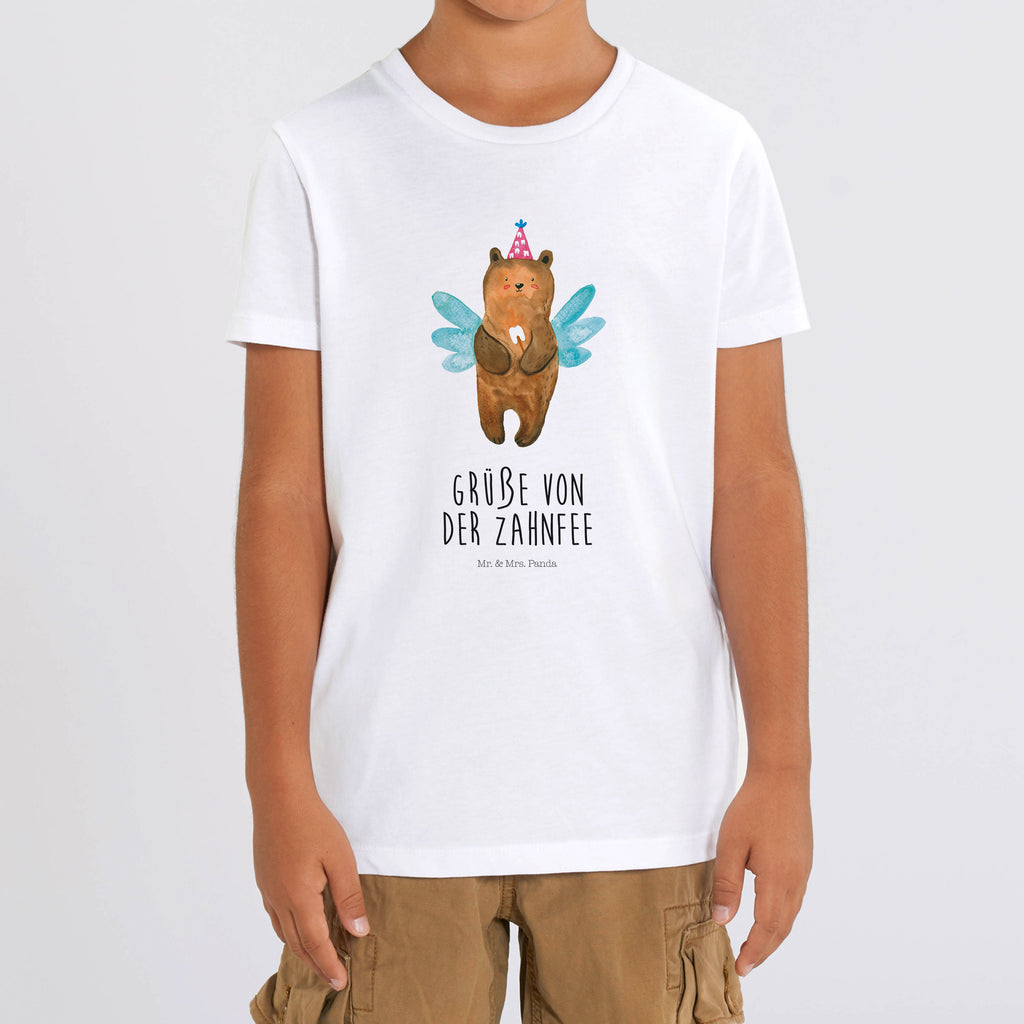 9-11 Jahre Kinder T-Shirt Zahnfee Bär Bär, Teddy, Teddybär, Zahnfee, Fee, Milchzahn, Erster Zahn