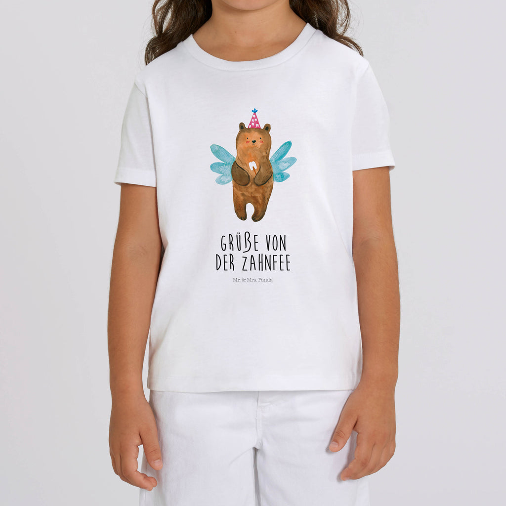 9-11 Jahre Kinder T-Shirt Zahnfee Bär Bär, Teddy, Teddybär, Zahnfee, Fee, Milchzahn, Erster Zahn