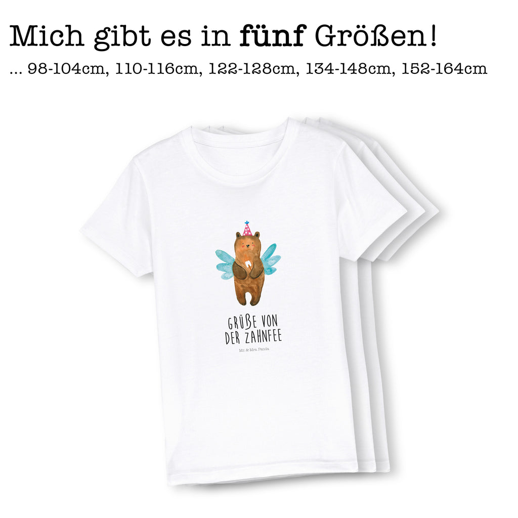 9-11 Jahre Kinder T-Shirt Zahnfee Bär Bär, Teddy, Teddybär, Zahnfee, Fee, Milchzahn, Erster Zahn