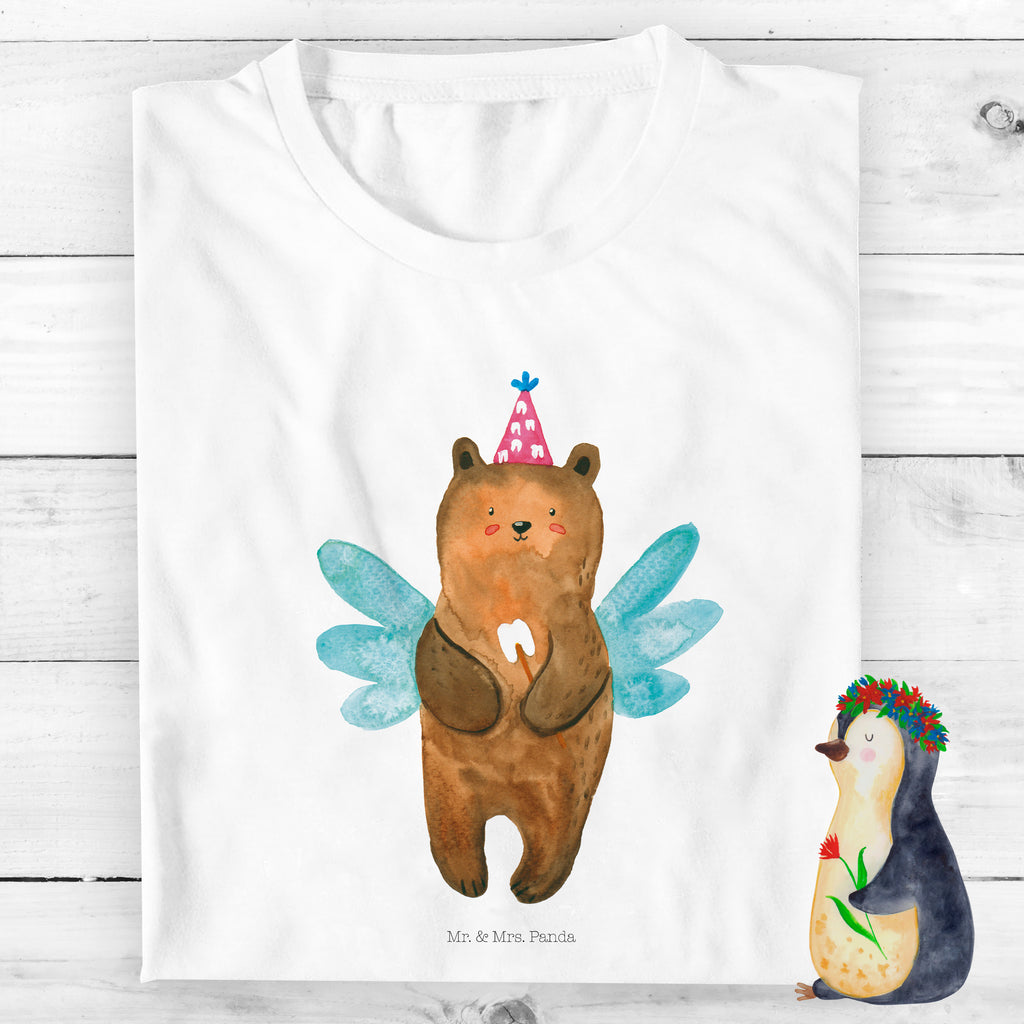 9-11 Jahre Kinder T-Shirt Zahnfee Bär Bär, Teddy, Teddybär, Zahnfee, Fee, Milchzahn, Erster Zahn