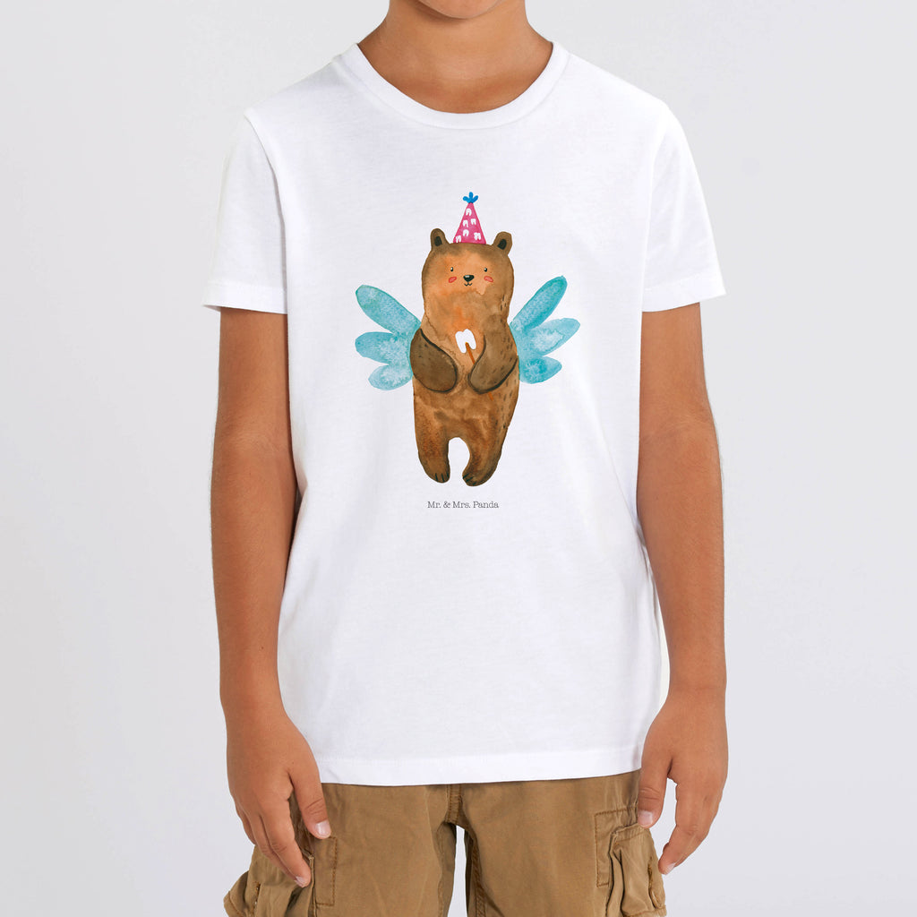 9-11 Jahre Kinder T-Shirt Zahnfee Bär Bär, Teddy, Teddybär, Zahnfee, Fee, Milchzahn, Erster Zahn