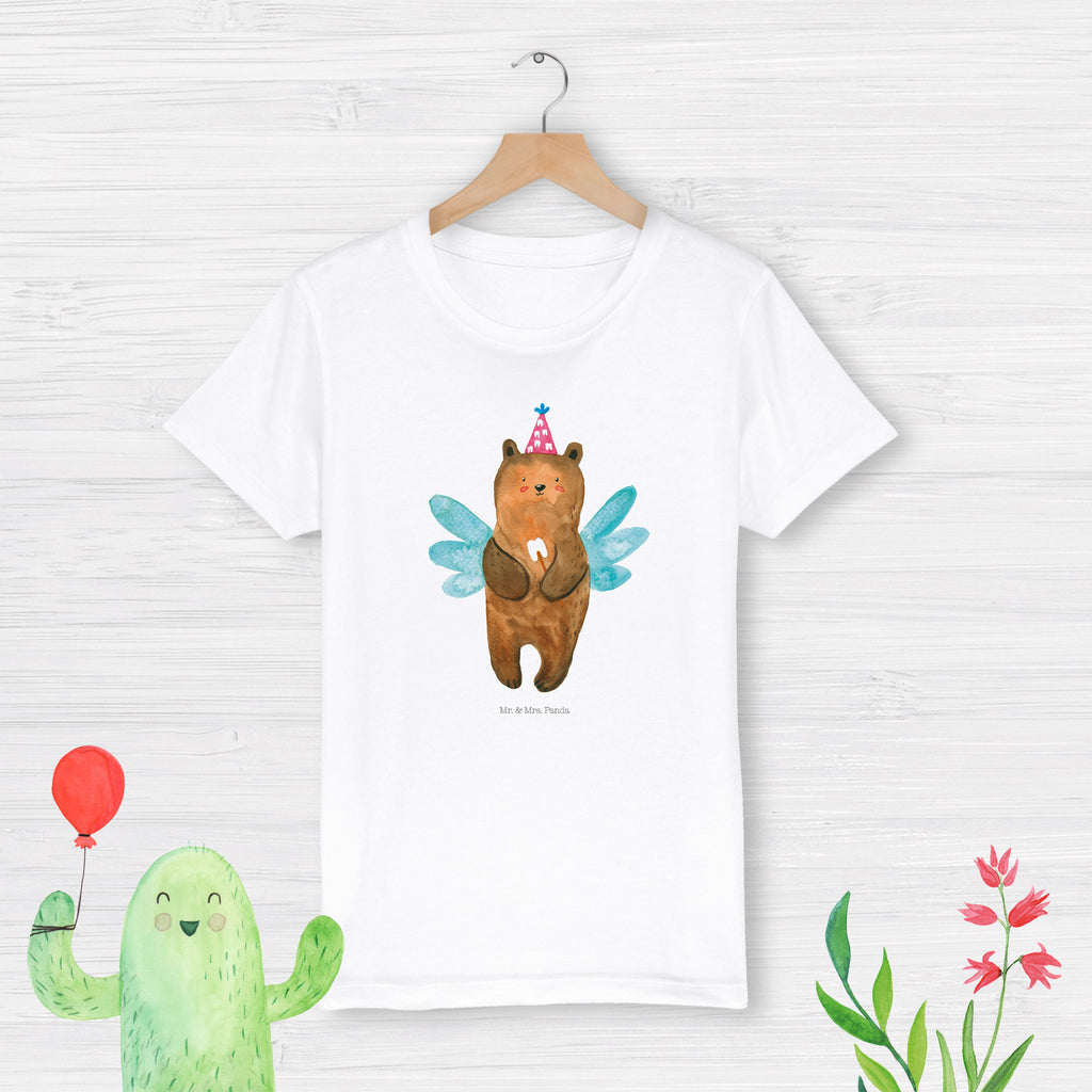 9-11 Jahre Kinder T-Shirt Zahnfee Bär Bär, Teddy, Teddybär, Zahnfee, Fee, Milchzahn, Erster Zahn