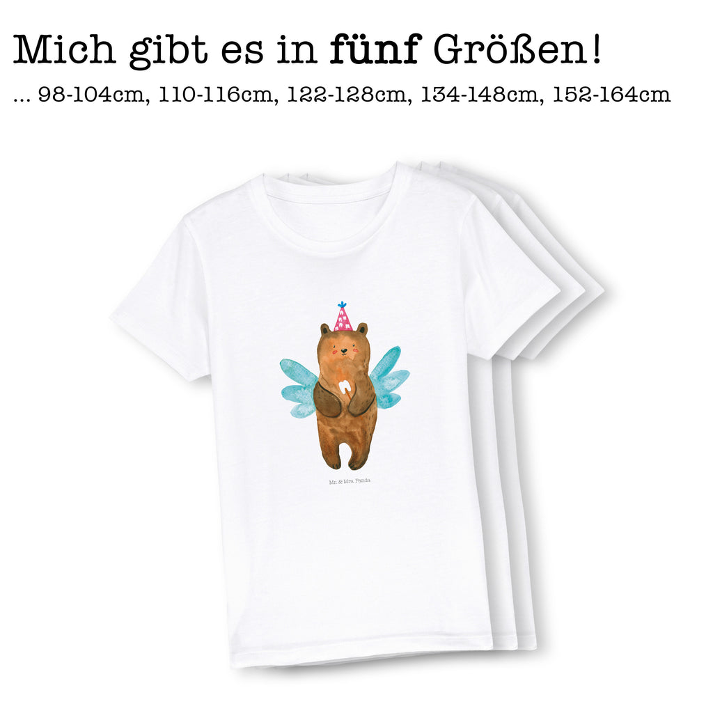 9-11 Jahre Kinder T-Shirt Zahnfee Bär Bär, Teddy, Teddybär, Zahnfee, Fee, Milchzahn, Erster Zahn