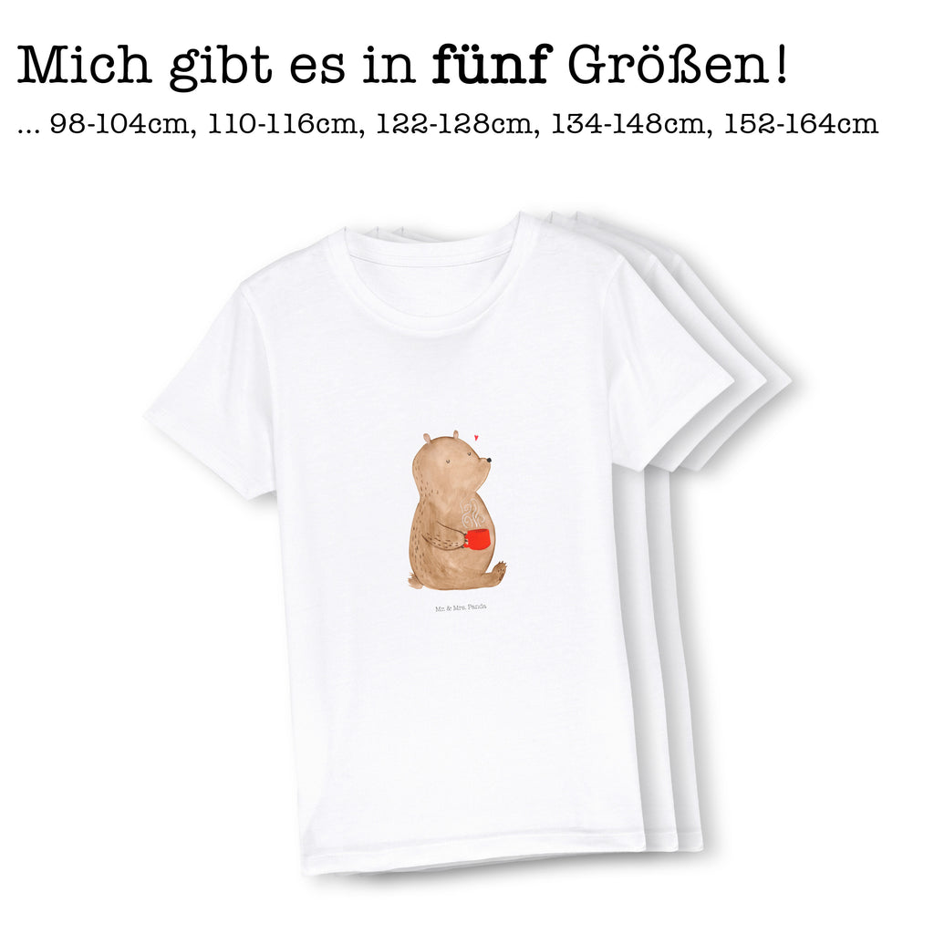 12-14 Jahre Kinder T-Shirt Bär Kaffee Bär, Teddy, Teddybär, Kaffee, Coffee, Bären, guten Morgen, Morgenroutine, Welt erobern, Welt retten, Motivation