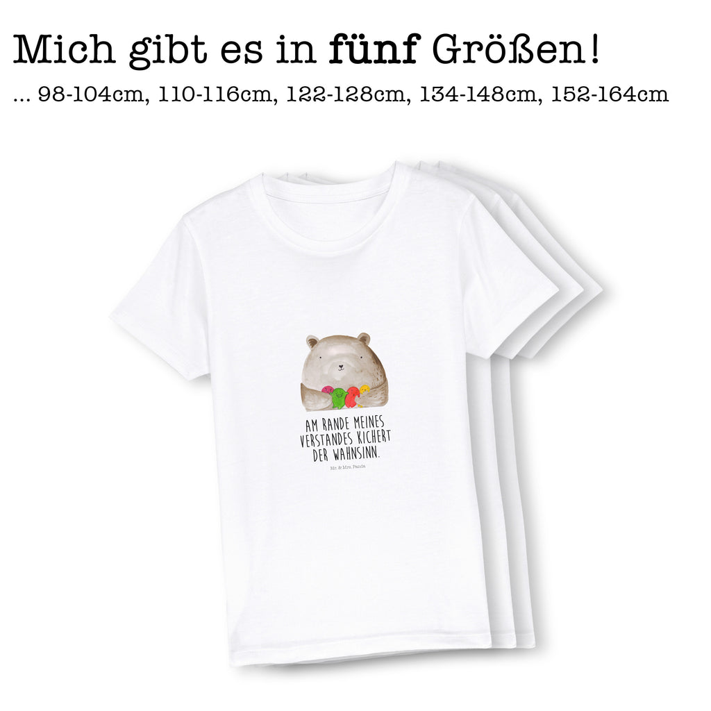 12-14 Jahre Kinder T-Shirt Bär Gefühl Bär, Teddy, Teddybär, Wahnsinn, Verrückt, Durchgedreht