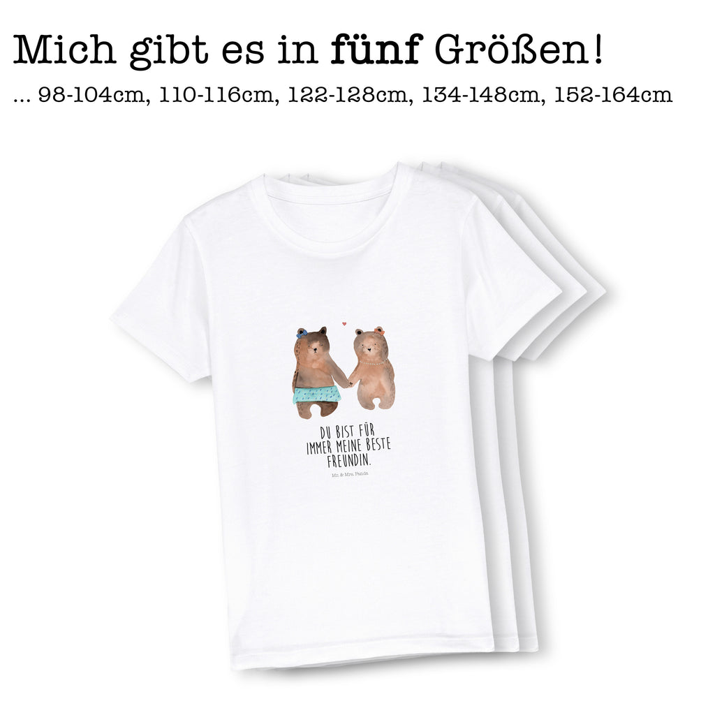 7-8 Jahre Kinder T-Shirt Bär Freundin Bär, Teddy, Teddybär, Bär Freundin Beste Freund Liebe Liebesbeweis Verliebt Kumpel Kumpeliene