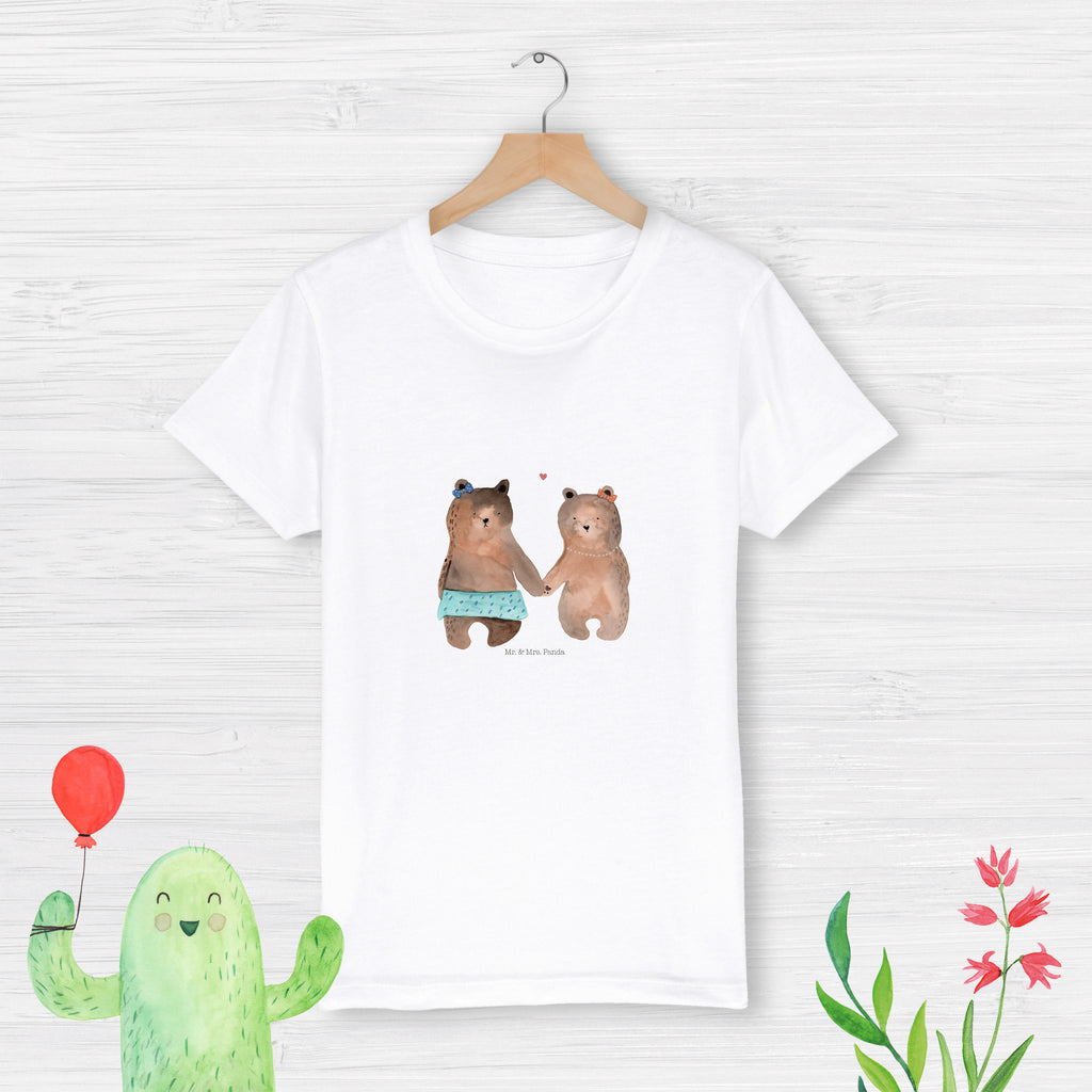 7-8 Jahre Kinder T-Shirt Bär Freundin Bär, Teddy, Teddybär, Bär Freundin Beste Freund Liebe Liebesbeweis Verliebt Kumpel Kumpeliene
