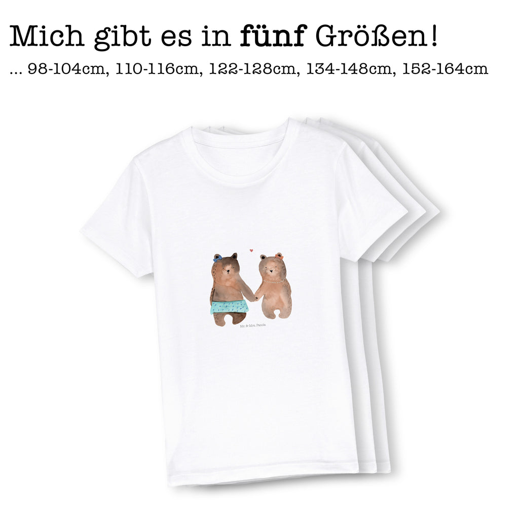 7-8 Jahre Kinder T-Shirt Bär Freundin Bär, Teddy, Teddybär, Bär Freundin Beste Freund Liebe Liebesbeweis Verliebt Kumpel Kumpeliene