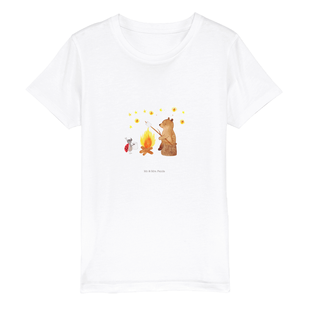 12-14 Jahre Kinder T-Shirt Bär & Marienkäfer Lagerfeuer Bär, Teddy, Teddybär, Lagerfeuer