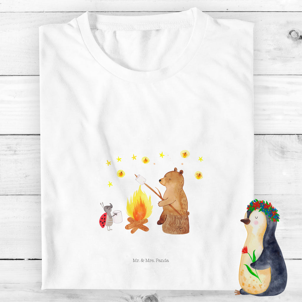 12-14 Jahre Kinder T-Shirt Bär & Marienkäfer Lagerfeuer Bär, Teddy, Teddybär, Lagerfeuer