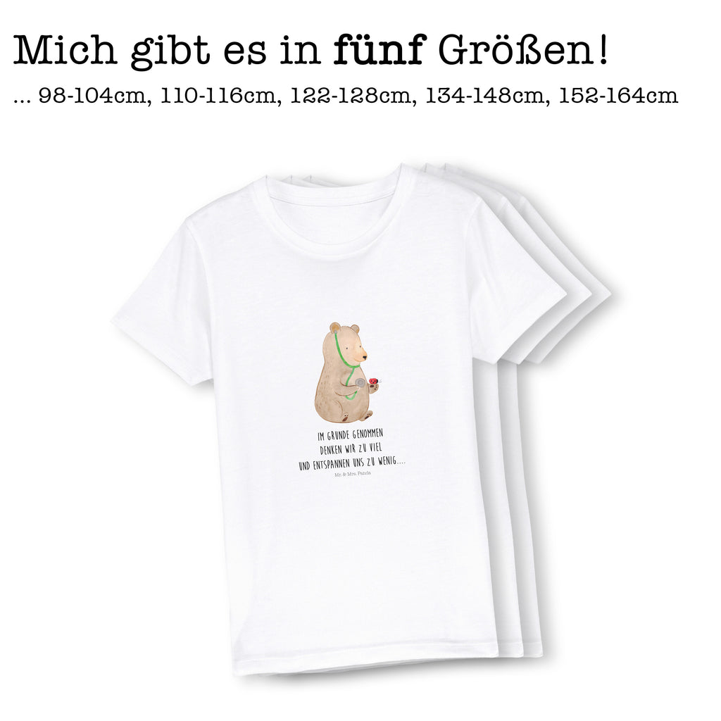 12-14 Jahre Kinder T-Shirt Bär Arzt Bär, Teddy, Teddybär, Arzt, Ärztin, Doktor, Professor, Doktorin, Professorin