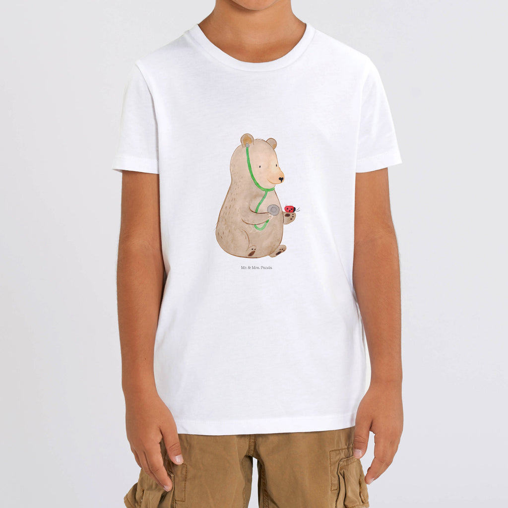 12-14 Jahre Kinder T-Shirt Bär Arzt Bär, Teddy, Teddybär, Arzt, Ärztin, Doktor, Professor, Doktorin, Professorin