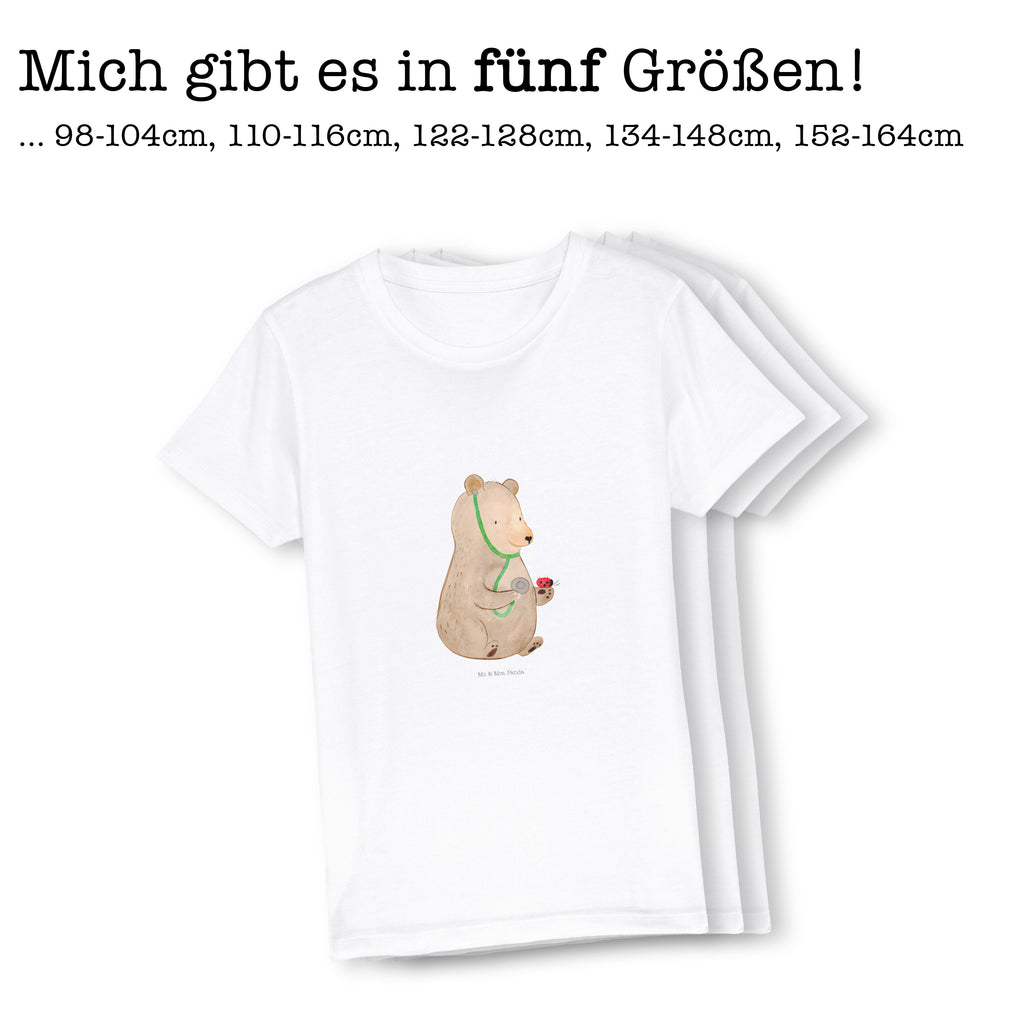 12-14 Jahre Kinder T-Shirt Bär Arzt Bär, Teddy, Teddybär, Arzt, Ärztin, Doktor, Professor, Doktorin, Professorin