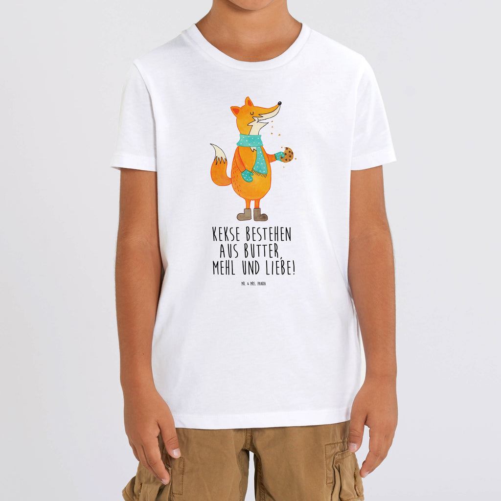 5-6 Jahre Kinder T-Shirt Fuchs Keks Fuchs, Füchse, Backen Spruch, Kekse, Winter, Weihnachtszeit, Plätzchen, Liebe, Küche Deko