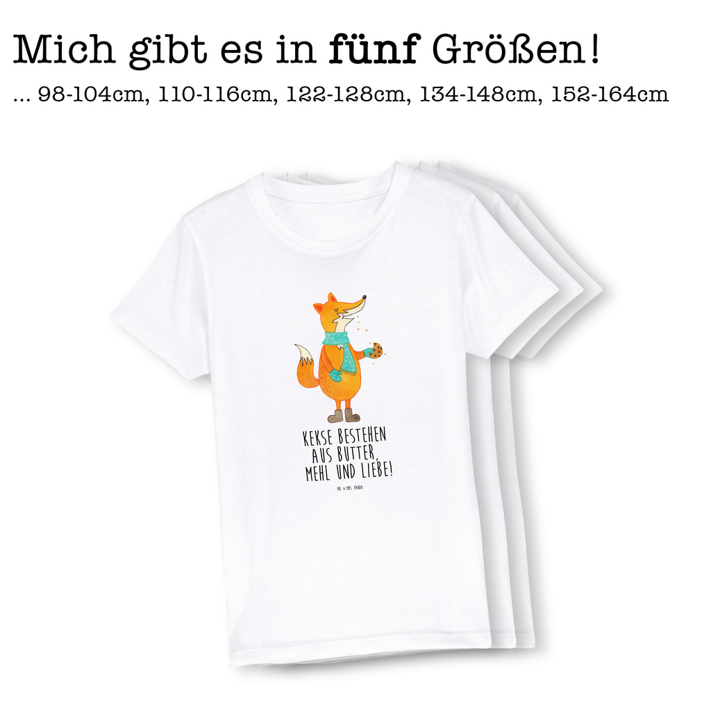 5-6 Jahre Kinder T-Shirt Fuchs Keks Fuchs, Füchse, Backen Spruch, Kekse, Winter, Weihnachtszeit, Plätzchen, Liebe, Küche Deko