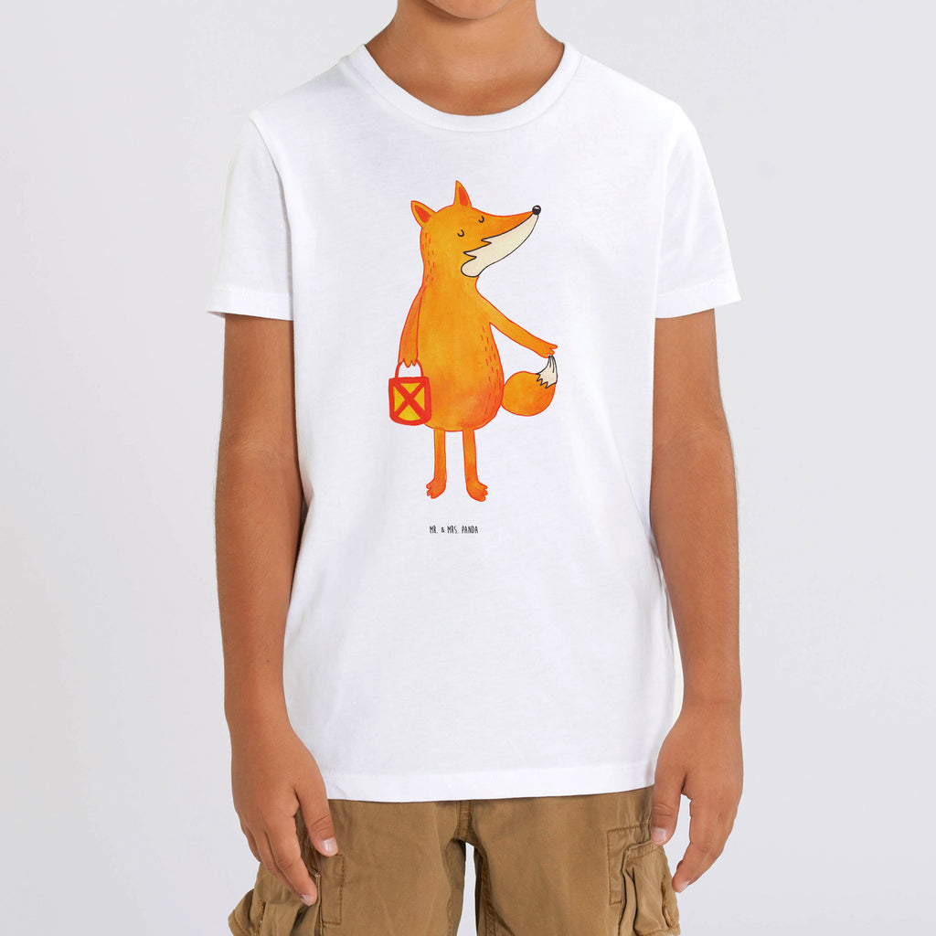 7-8 Jahre Kinder T-Shirt Fuchs Laterne Fuchs, Füchse, Spruch trösten, Liebeskummer Spruch, Laterne, Sankt Martin, Laternenumzug, Aufmuntern, Cäsar Otto Hugo Flaischlen
