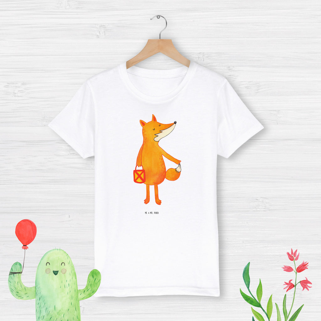7-8 Jahre Kinder T-Shirt Fuchs Laterne Fuchs, Füchse, Spruch trösten, Liebeskummer Spruch, Laterne, Sankt Martin, Laternenumzug, Aufmuntern, Cäsar Otto Hugo Flaischlen