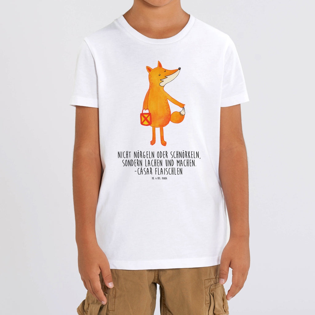 7-8 Jahre Kinder T-Shirt Fuchs Laterne Fuchs, Füchse, Spruch trösten, Liebeskummer Spruch, Laterne, Sankt Martin, Laternenumzug, Aufmuntern, Cäsar Otto Hugo Flaischlen