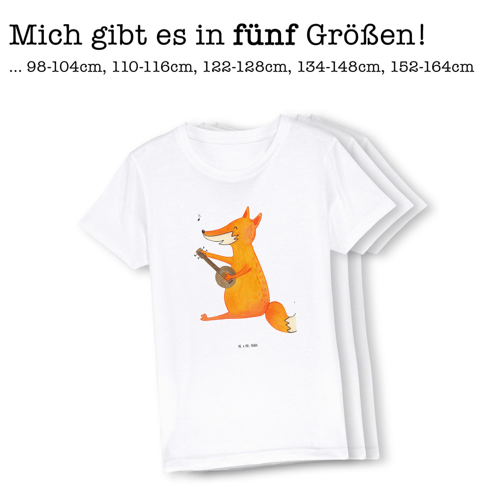 3-4 Jahre Kinder T-Shirt Fuchs Gitarre Fuchs, Füchse, Geschenk Musiker, Musik Spruch, Musikerin, Sänger, Sängerin, Gitarre