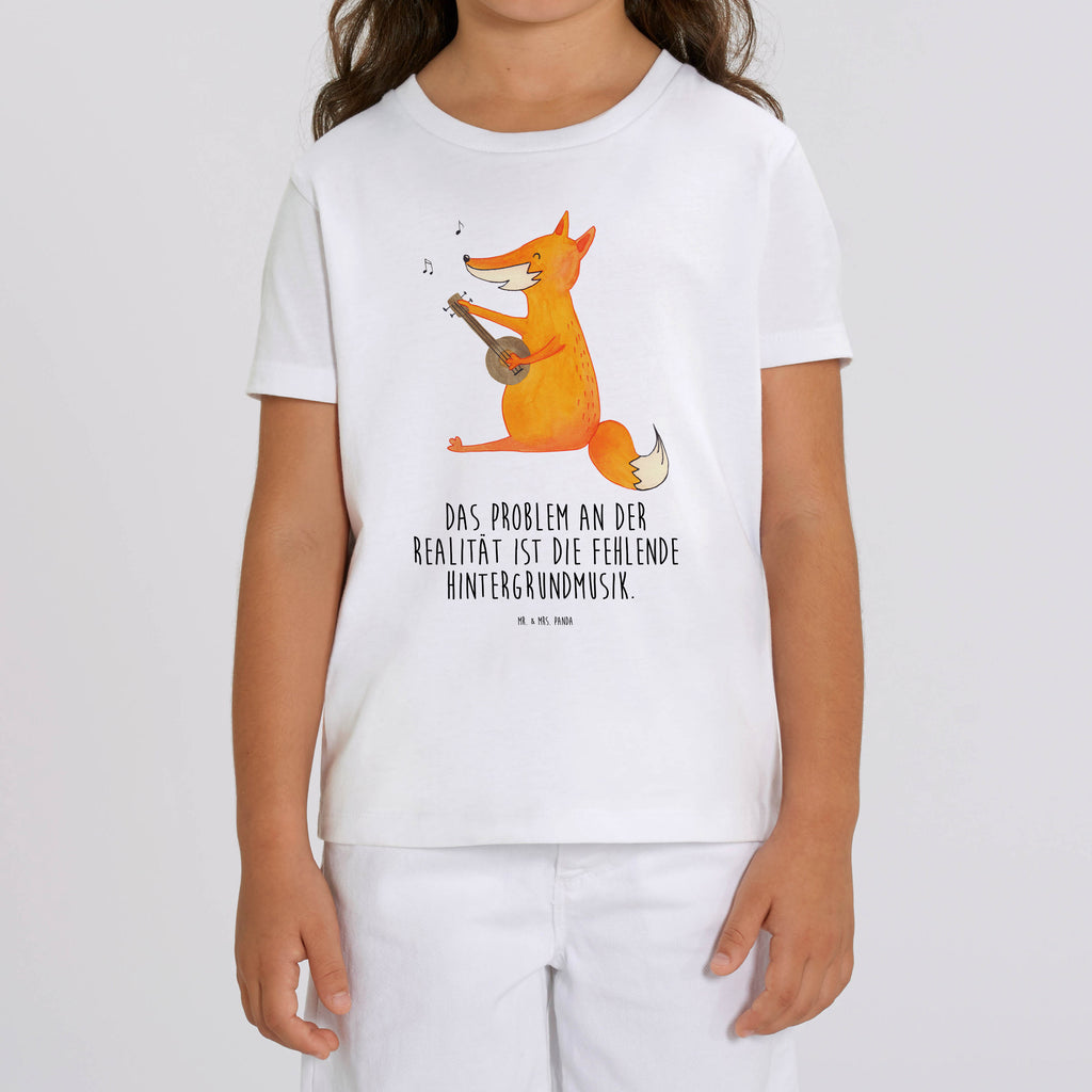 3-4 Jahre Kinder T-Shirt Fuchs Gitarre Fuchs, Füchse, Geschenk Musiker, Musik Spruch, Musikerin, Sänger, Sängerin, Gitarre