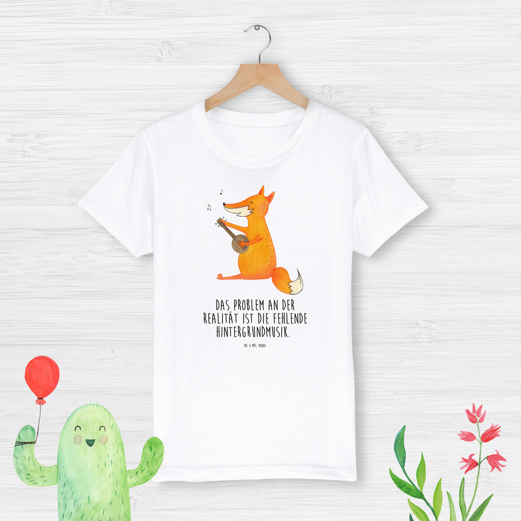 3-4 Jahre Kinder T-Shirt Fuchs Gitarre Fuchs, Füchse, Geschenk Musiker, Musik Spruch, Musikerin, Sänger, Sängerin, Gitarre