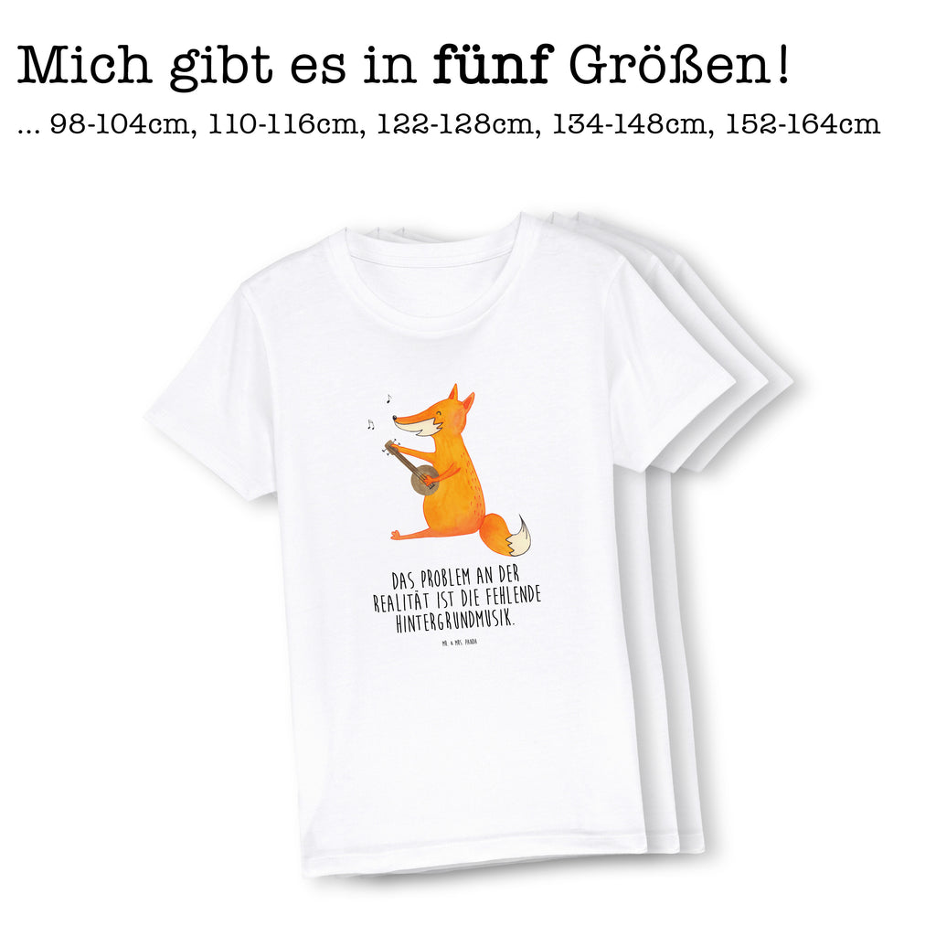 3-4 Jahre Kinder T-Shirt Fuchs Gitarre Fuchs, Füchse, Geschenk Musiker, Musik Spruch, Musikerin, Sänger, Sängerin, Gitarre