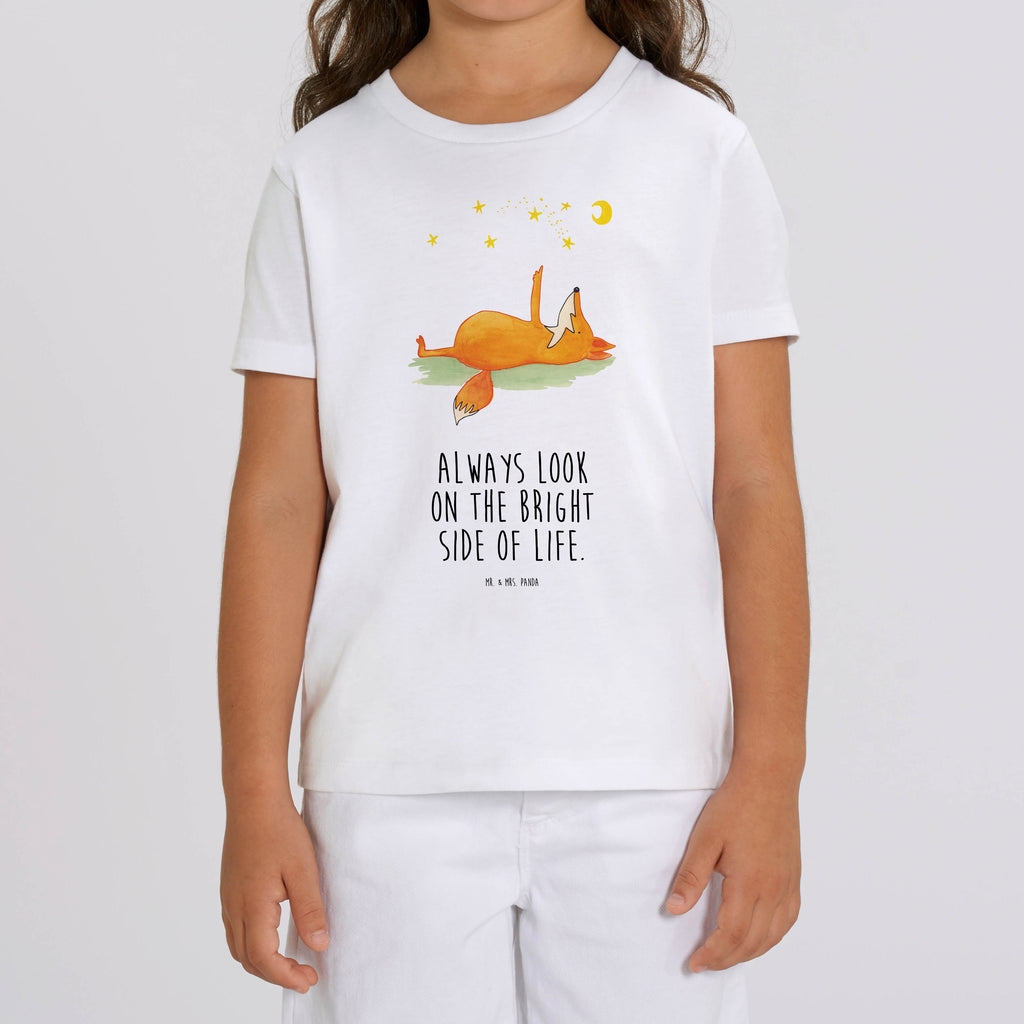9-11 Jahre Kinder T-Shirt Fuchs Sterne Fuchs, Füchse, tröstende Worte, Spruch positiv, Spruch schön, Romantik, Always Look on the Bright Side of Life