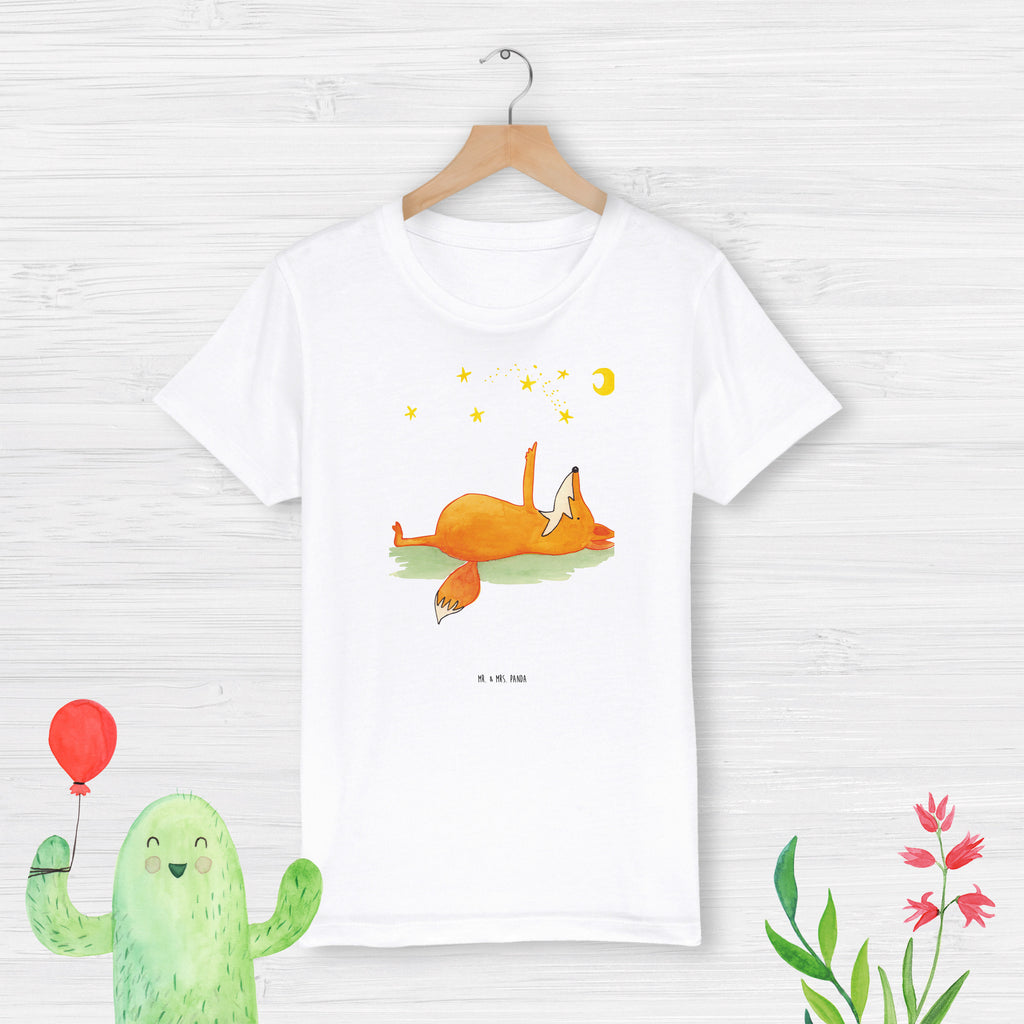 9-11 Jahre Kinder T-Shirt Fuchs Sterne Fuchs, Füchse, tröstende Worte, Spruch positiv, Spruch schön, Romantik, Always Look on the Bright Side of Life