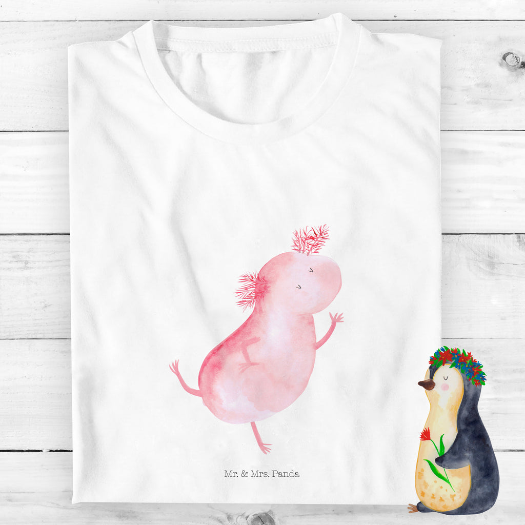 3-4 Jahre Kinder T-Shirt Axolotl tanzt Axolotl, Molch, Axolot, Schwanzlurch, Lurch, Lurche, Dachschaden, Sterne, verrückt, Freundin, beste Freundin