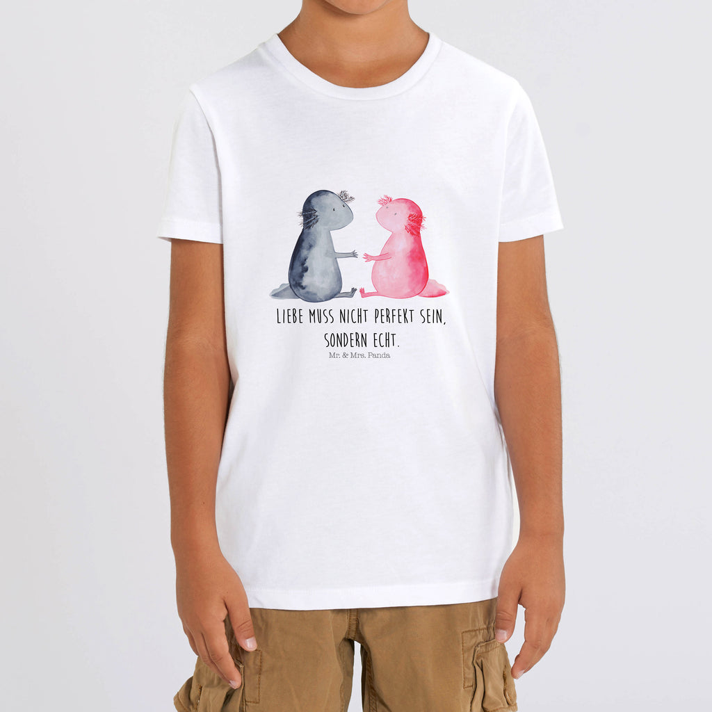 5-6 Jahre Kinder T-Shirt Axolotl Liebe Axolotl, Molch, Axolot, Schwanzlurch, Lurch, Lurche, Liebe, große Liebe, Liebesbeweis, Freund, Verlobter, Ehemann, Jahrestag, Valentinstag