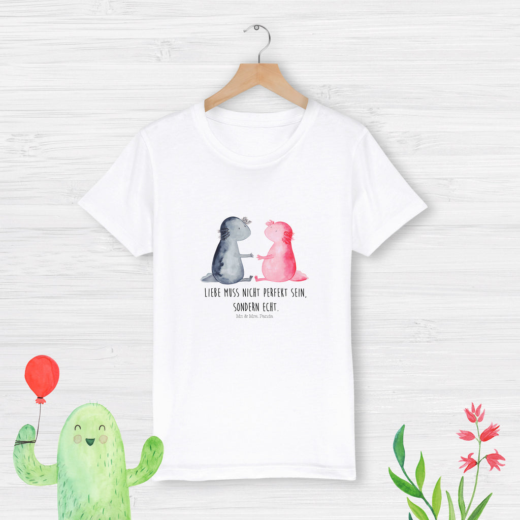 5-6 Jahre Kinder T-Shirt Axolotl Liebe Axolotl, Molch, Axolot, Schwanzlurch, Lurch, Lurche, Liebe, große Liebe, Liebesbeweis, Freund, Verlobter, Ehemann, Jahrestag, Valentinstag