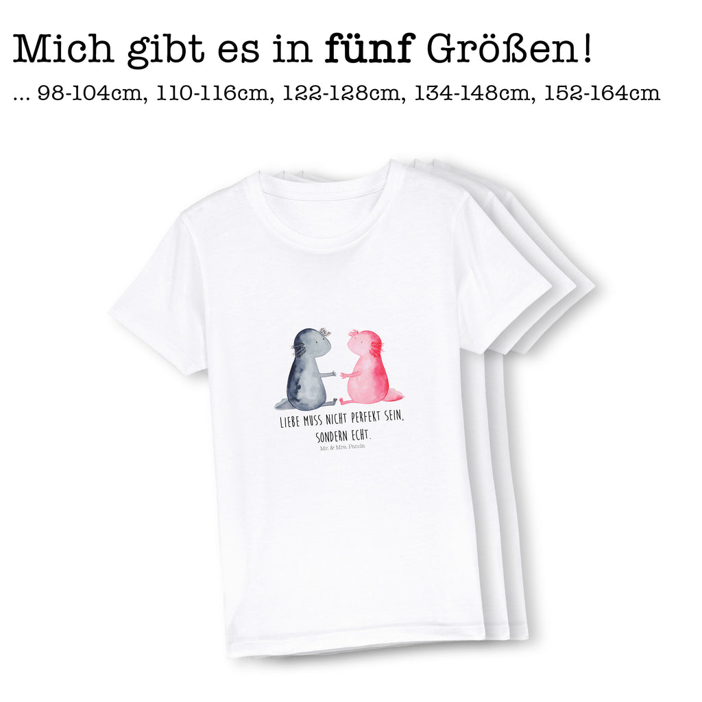 5-6 Jahre Kinder T-Shirt Axolotl Liebe Axolotl, Molch, Axolot, Schwanzlurch, Lurch, Lurche, Liebe, große Liebe, Liebesbeweis, Freund, Verlobter, Ehemann, Jahrestag, Valentinstag