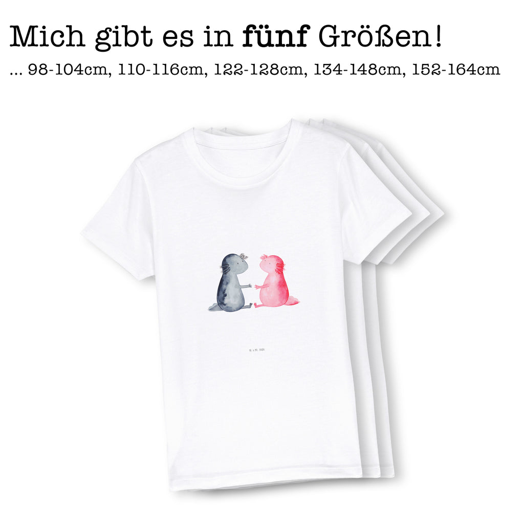 5-6 Jahre Kinder T-Shirt Axolotl Liebe Axolotl, Molch, Axolot, Schwanzlurch, Lurch, Lurche, Liebe, große Liebe, Liebesbeweis, Freund, Verlobter, Ehemann, Jahrestag, Valentinstag