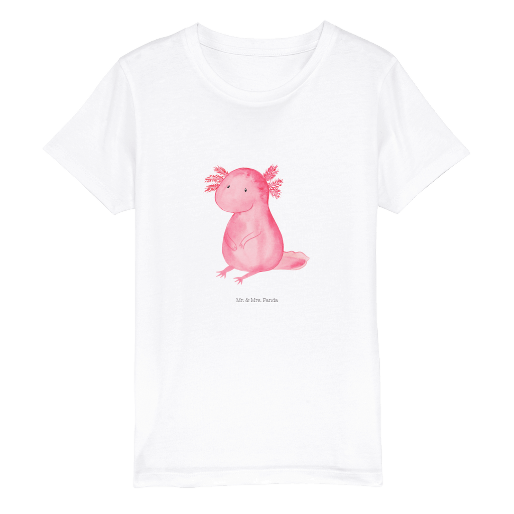 9-11 Jahre Kinder T-Shirt Axolotl Axolotl, Molch, Axolot, vergnügt, fröhlich, zufrieden, Lebensstil, Weisheit, Lebensweisheit, Liebe, Freundin
