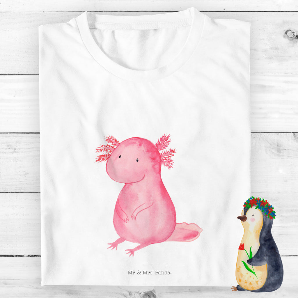 9-11 Jahre Kinder T-Shirt Axolotl Axolotl, Molch, Axolot, vergnügt, fröhlich, zufrieden, Lebensstil, Weisheit, Lebensweisheit, Liebe, Freundin