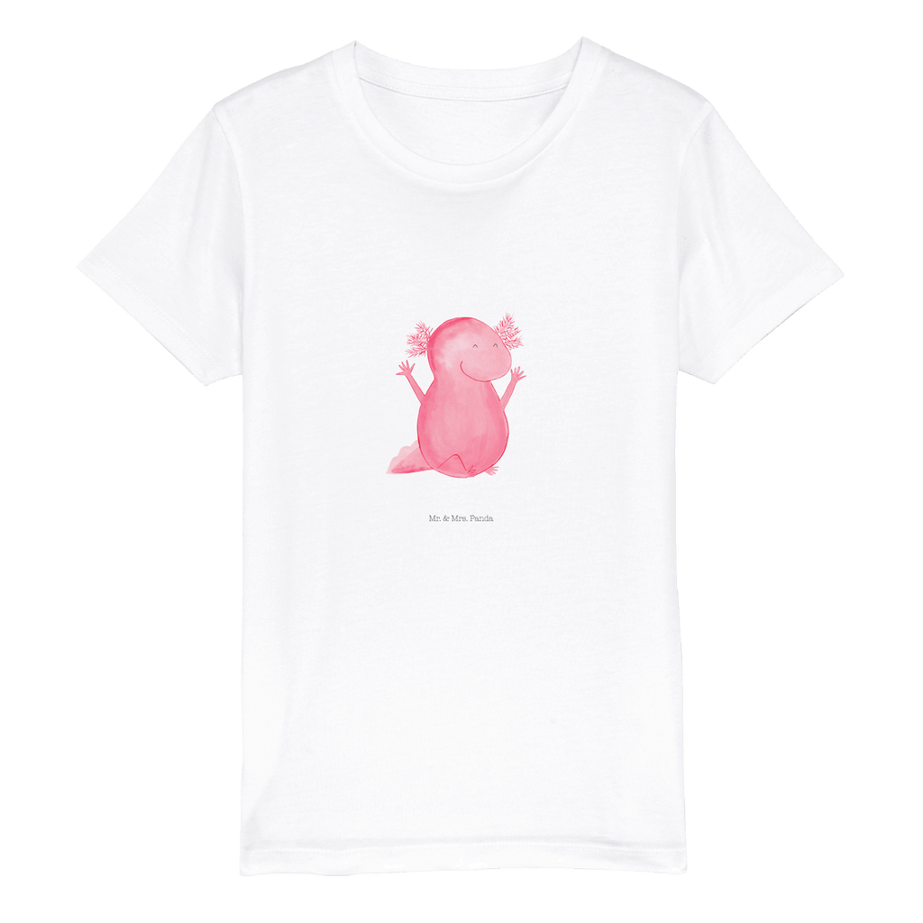 12-14 Jahre Kinder T-Shirt Axolotl Hurra Axolotl, Molch, Axolot, Schwanzlurch, Lurch, Lurche, fröhlich, Spaß, Freude, Motivation, Zufriedenheit